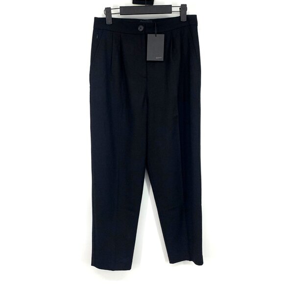Away Luggage Travel Pants Black The Laid Back Trouser Wool Blend NWT - Picture 3 of 11